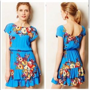 Anthropologie Mandra Floral Dress - Konrad and Joseph